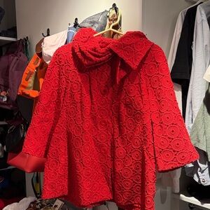 Poppy red jacket